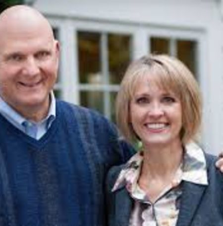 Steve Ballmer  with his wife Connie Snyder.